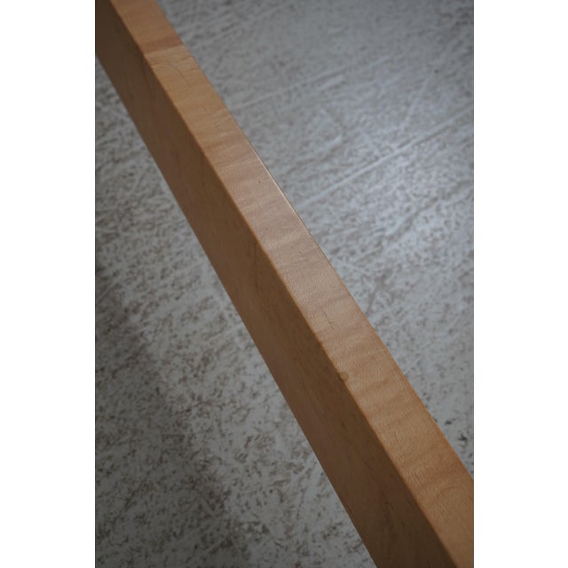 Studio Crafted Made King Size Maple Spindle Bed For Sale - Image 10 of 12