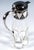 Art Nouveau Carafe Cut Glass Decanter with Silver Mount from Koch & Bergfeld, 1890s For Sale - Image 6 of 9