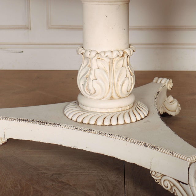 English Painted Breakfast Table For Sale - Image 4 of 11