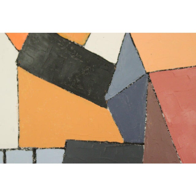 Thomas Eborn, No. 10 Hus III, 1960s, Oil on Panel, Framed For Sale - Image 7 of 11