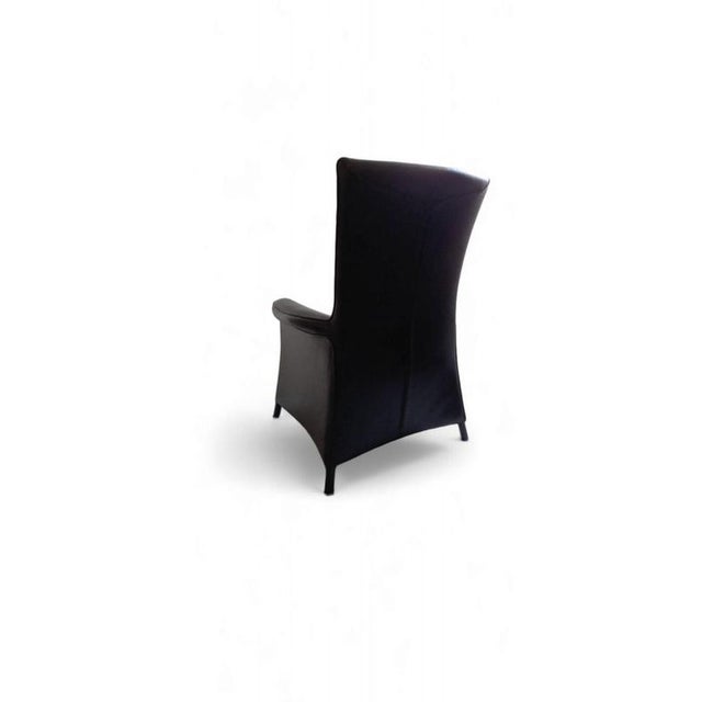 Lounge Chairs in Black Leather by Paolo Piva, Set of 2 For Sale - Image 6 of 18
