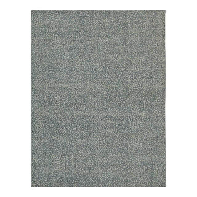 Rug & Kilim’s Spot Rug in Dusty Blue, 4x6 For Sale