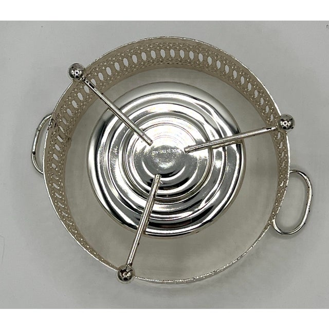 Late 19th Century Victorian Silver Plated Candle Holder For Sale - Image 5 of 7