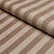 Schumacher Hanson Indoor/Outdoor Stripe Fabric In Flax For Sale