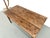 Wood Small Vintage Farmhouse Table with Tapered Legs in Pine, 2010s For Sale - Image 7 of 15