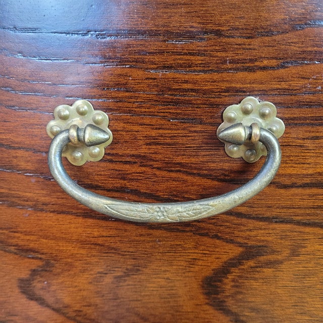 Late 20th Century Korean Apothecary Tansu Chest Cabinet Sideboard Console Credenza Campaign Style For Sale In Washington DC - Image 6 of 14