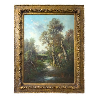 C.H. Harmon, American Landscape, 1900s, Oil on Canvas, Framed For Sale