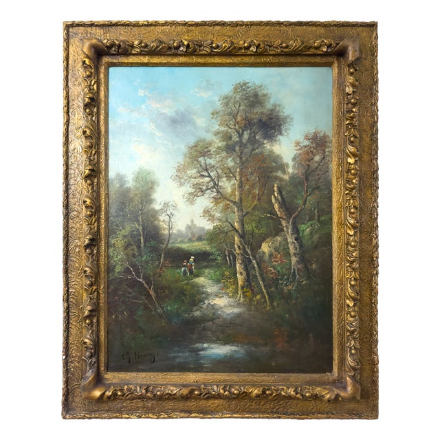 C.H. Harmon, American Landscape, 1900s, Oil on Canvas, Framed For Sale