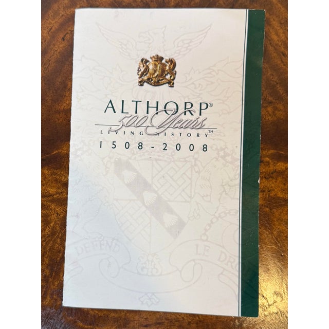 Theodore Alexander Althorp Admiralty Three-Tier Torchere – Model Al50086, Signed by 9th Earl Spencer, Full Provenance + Original Coin For Sale - Image 11 of 12