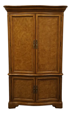 Thomasville Furniture Villa Soleil Collection Burled Walnut Mediterranean Contemporary Style 48" Media Armoire 40641-456