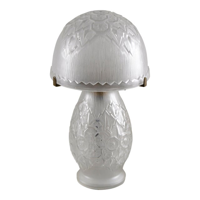 Small French Art Deco Lamp by Genet Et Michon - 1925 France For Sale