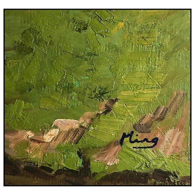 Modern Late 20th Century Spring Blossoms, Ming Feng For Sale - Image 3 of 4