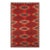 1890s Red Tribal Geometric Antique Navajo Native American Flatweave Small Rug For Sale