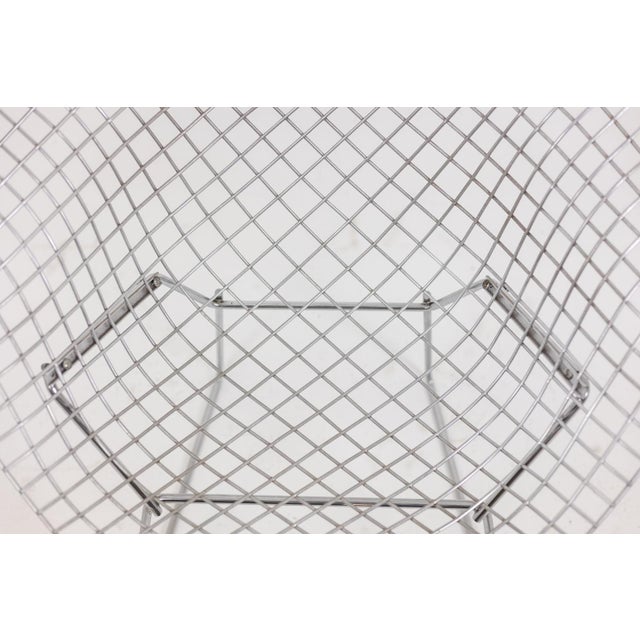 Metal Diamond Armchairs by Harry Bertoïa for Knoll, 1970s, Set of 4 For Sale - Image 7 of 9