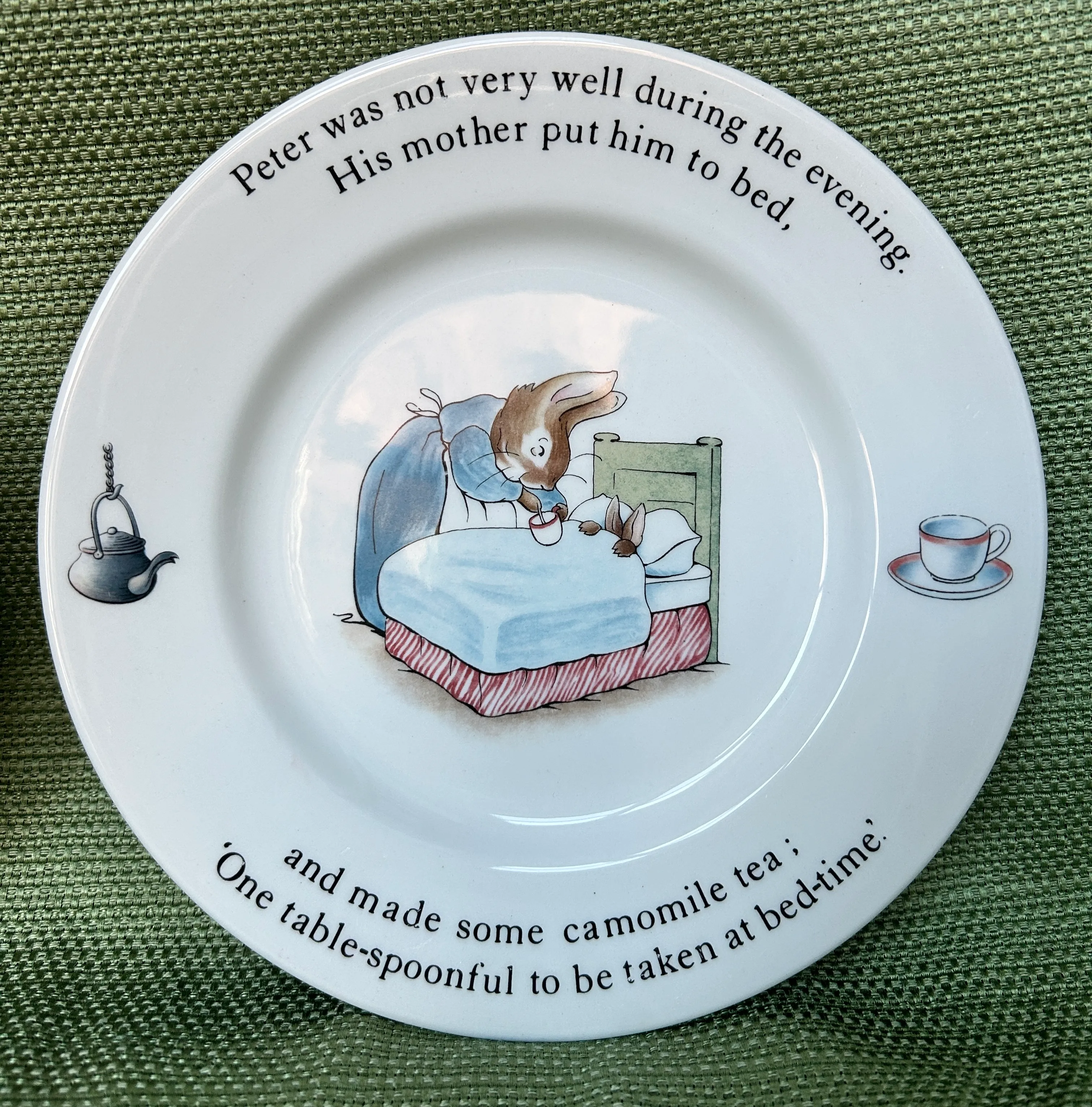 1990s Beatrix Potter's Peter Rabbit - Wedgwood China Set of 4