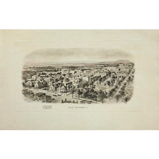 Yale Universtiy Engraving, After Richard Rummell, c.1913 — Original Print Wove Paper For Sale