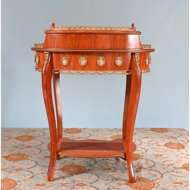 Vintage French Writing Table, 1930s For Sale - Image 12 of 16