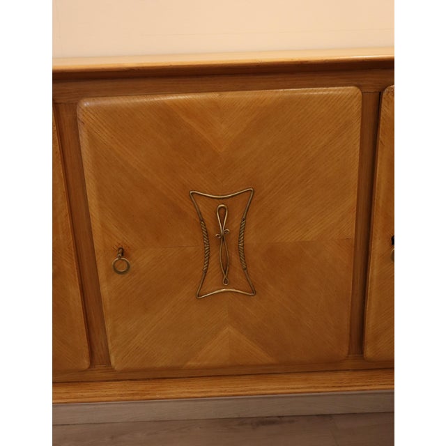 Sycamore 3-Compartment Sideboard, 1950s For Sale - Image 15 of 18