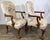 Mid-Century Weiman Furniture Carved Mahogany Georgian Style Figural Lounge Chairs - A Pair For Sale - Image 9 of 12