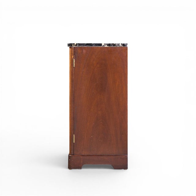 Dunbar Furniture Edward Wormley for Dunbar Mid Century Mahogany and Marble Credenza For Sale - Image 4 of 9