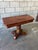 American 19th Century American Empire Figured Mahogany Folding Console Table / Game Table For Sale - Image 3 of 12
