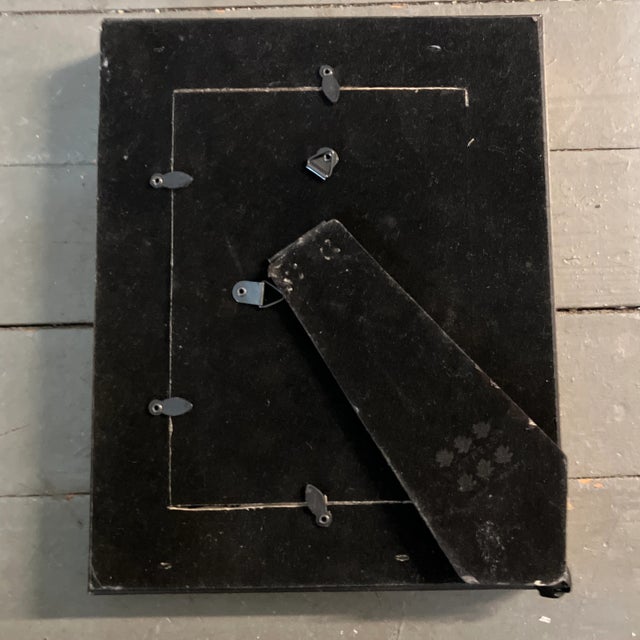 Abstract Contemporary Original Wayne Cunningham Abstract Marker Drawing Vintage Frame Signed For Sale - Image 3 of 3