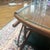 Wood Sleigh Swan Coffee Table With Glass Top For Sale - Image 7 of 9