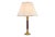Vintage Brass Table Lamp with Burgundy Column, 1950s For Sale - Image 11 of 11