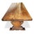 Walnut Dining Table with Drawers For Sale - Image 3 of 10