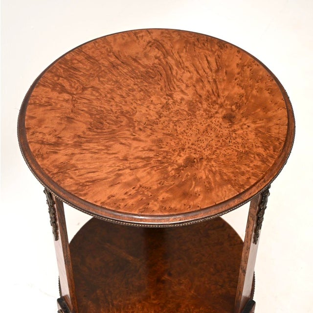 Antique French Occasional Side Table, 1890s For Sale - Image 4 of 8
