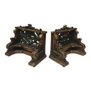 Vintage Neoclassical Design Bookends - a Pair For Sale