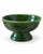 A wonderfully decorative vintage ceramic fruit centerpiece featuring a generous pedestal bowl filled with an abundant...