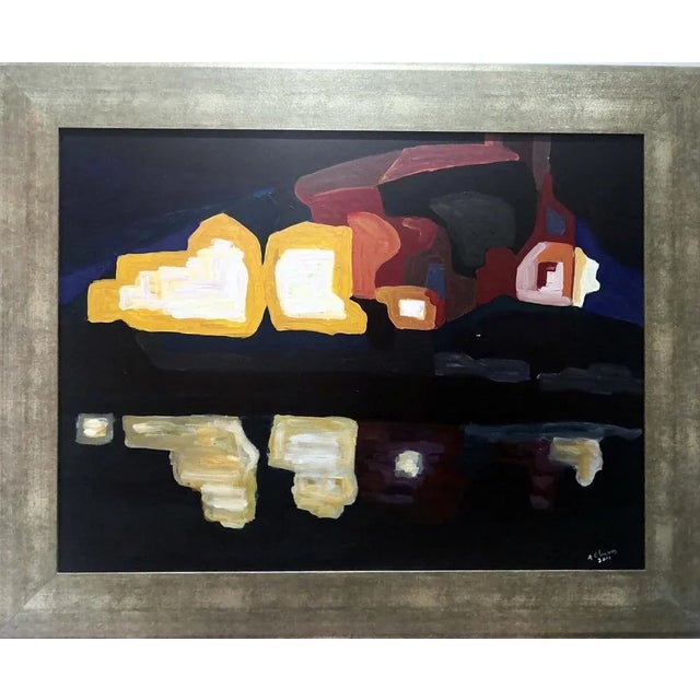 Antonio Chaves, Euskalduna Palace, 2014, Acrylic on Canvas, in Flawless conditions. Designed from 2000