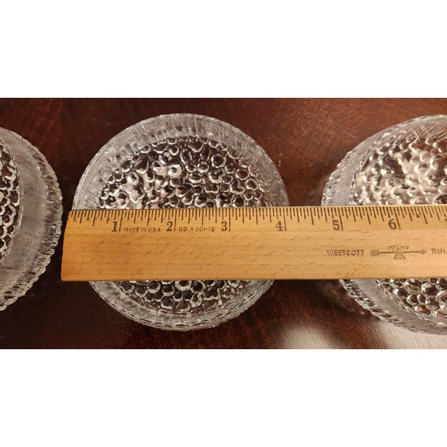 Transparent Vintage Iittala Ultima Thule 3 Toed Round Dessert Fruit Bowls, Finland- Set of 4 For Sale - Image 8 of 12