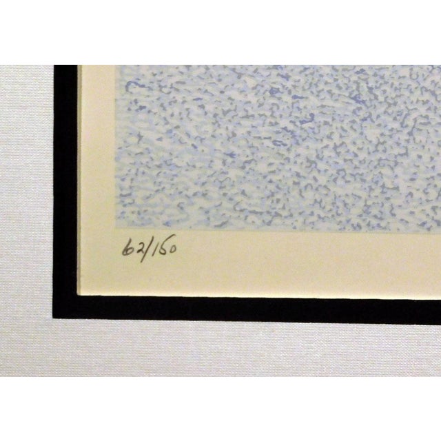 1980s Dallas John "Mercedes 540k" Signed Numbered Serigraph Art Antique Car Framed For Sale - Image 4 of 6