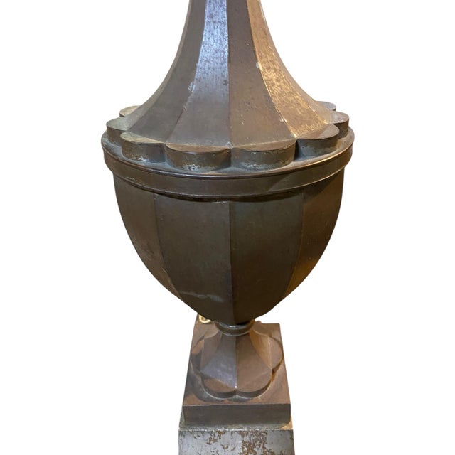 Neoclassical Vintage Tole Neoclassical Urn Form Table Lamp For Sale - Image 3 of 6