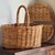 Late 20th Century Large French-Style Wicker Picnic Basket For Sale - Image 5 of 15
