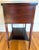 Mid 20th Century Mid-Century Mahogany Side Table by Imperial Furniture With Leather Top, American For Sale - Image 5 of 9