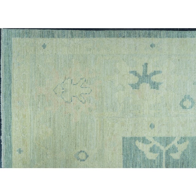 Turkish Oushak Rug 8'11" x 11'11" #20084 For Sale - Image 4 of 8
