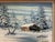 50's Vintage Winter Landscape Oil on Canvas For Sale - Image 9 of 9