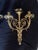 Neoclassical Vintage Pair Decorative Crafts Inc. Neoclassical Brass Two Arm Candle Sconces. Rare For Sale - Image 3 of 10
