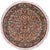 Shabby Chic Botanical 1990's Pak-Persian Brown/Gray Wool Round Rug - 6'2'' X 6'3'' For Sale - Image 9 of 9