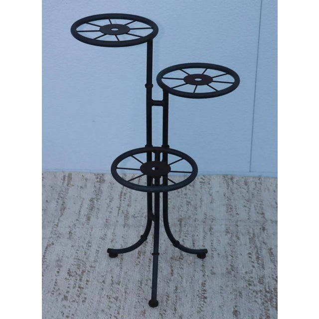 Mid-Century Modern 1960's French 3 Tier Plant Stand For Sale - Image 3 of 13