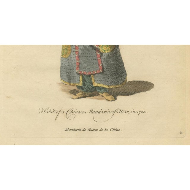 Jefferys, Chinese Mandarin Officer of War, 1749, Print For Sale - Image 6 of 10