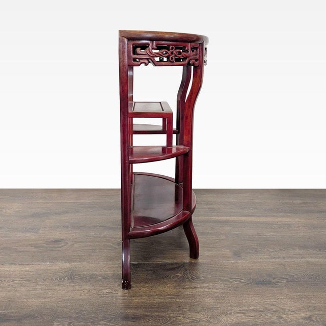 Traditional Rosewood Display Stand For Sale - Image 3 of 8