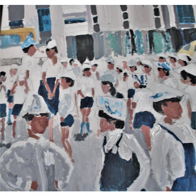 CORRECTION TO SHIPPING TIME, THIS IS SELLER SHIPPING, ARRIVAL TIME IS 4-10 DAYS FROM PURCHASE DATE. Acrylic on canvas...
