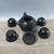 Plastic Late 19th Century Carved Faux Horn Dragon Teapot Set With Four Cups - 5 pcs with Box For Sale - Image 7 of 11