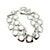 Abstract Late 20th Century Tiffany & Co. Sterling Silver Double Cushion Link Modernist Bracelet For Sale - Image 3 of 7