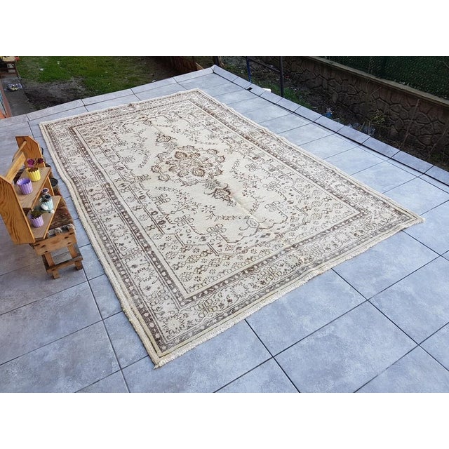 1960s Oversize Anatolian Carpet For Sale - Image 9 of 10