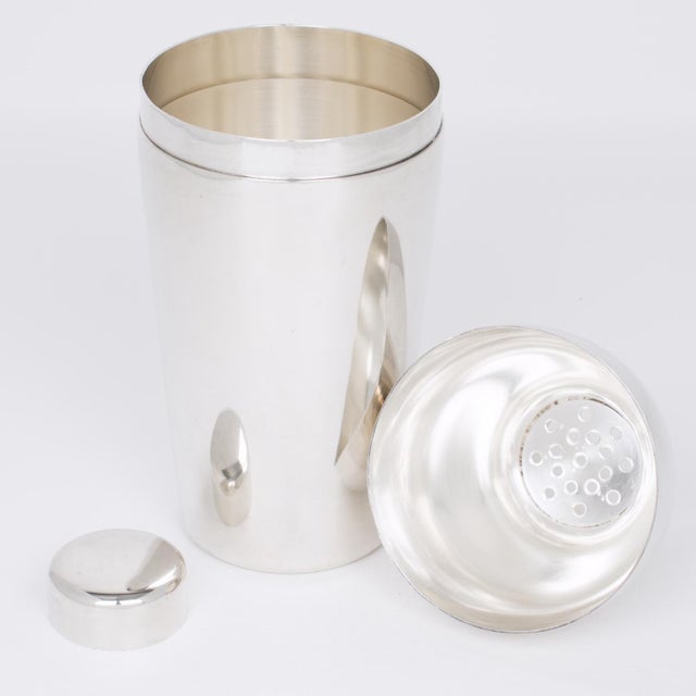 1950s Roberto Sambonet Silver Plate Cocktail Shaker For Sale In Atlanta - Image 6 of 10